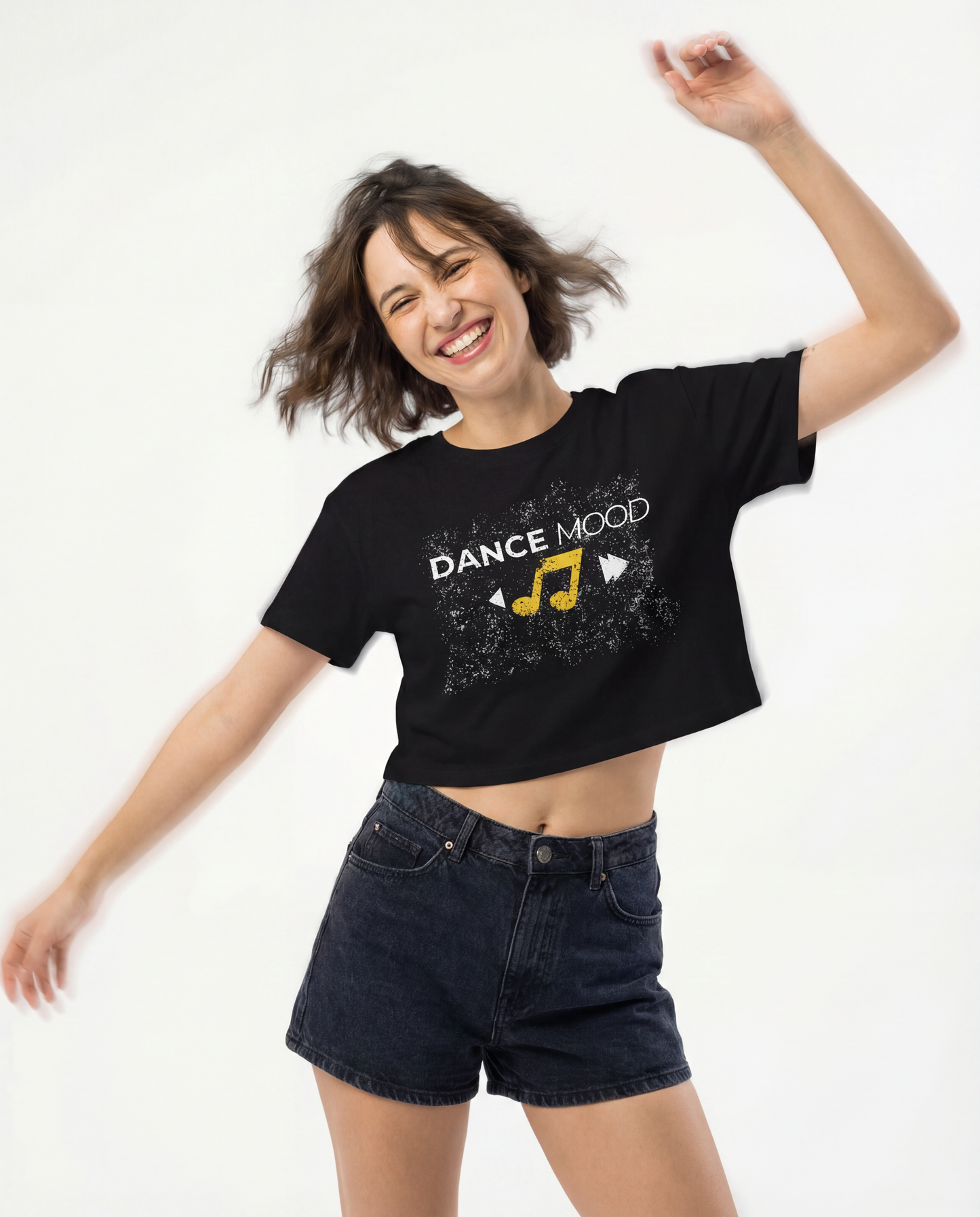 Dance Mood On Women’s Crop Top