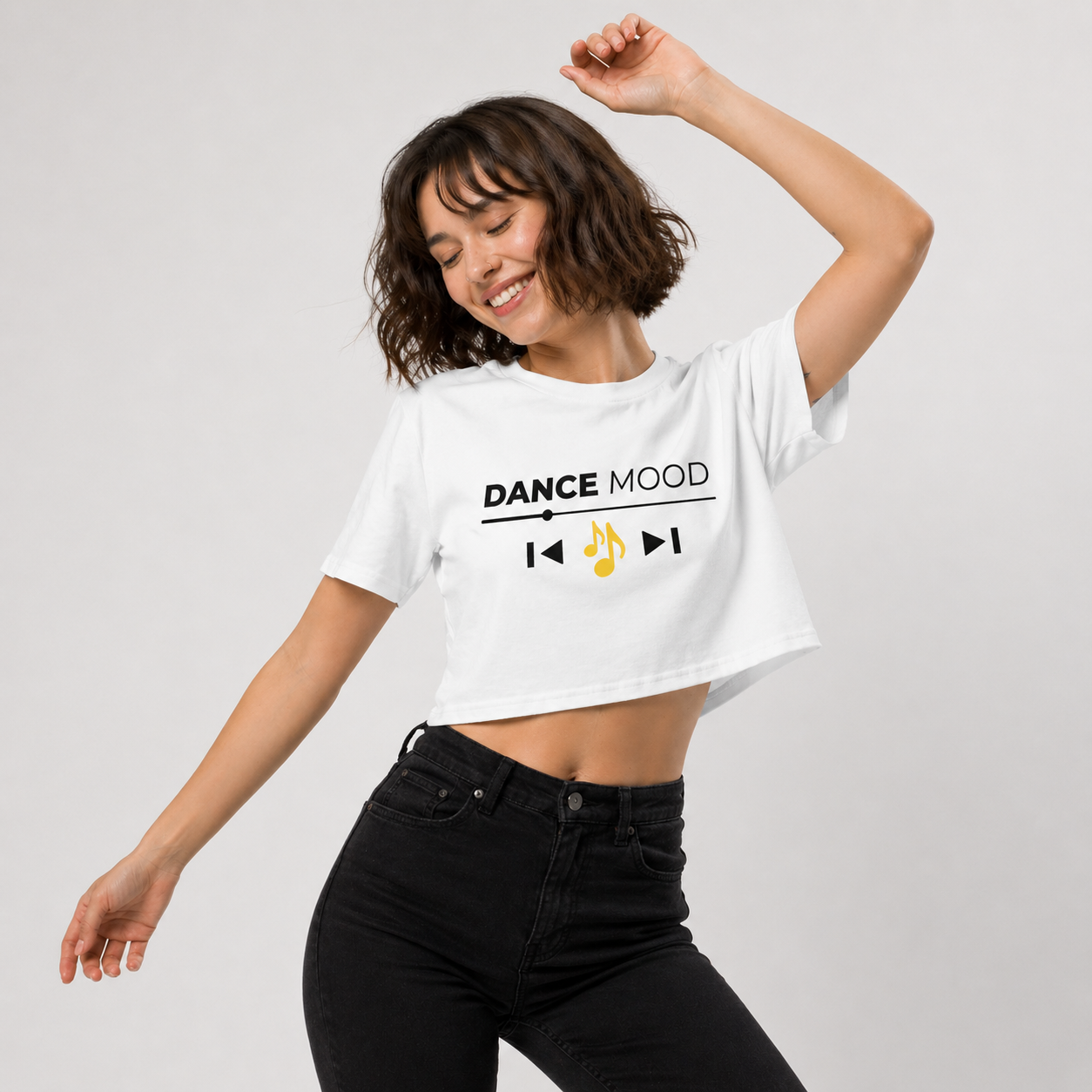 Dance Mood On (Play Mode) Women’s Crop Top