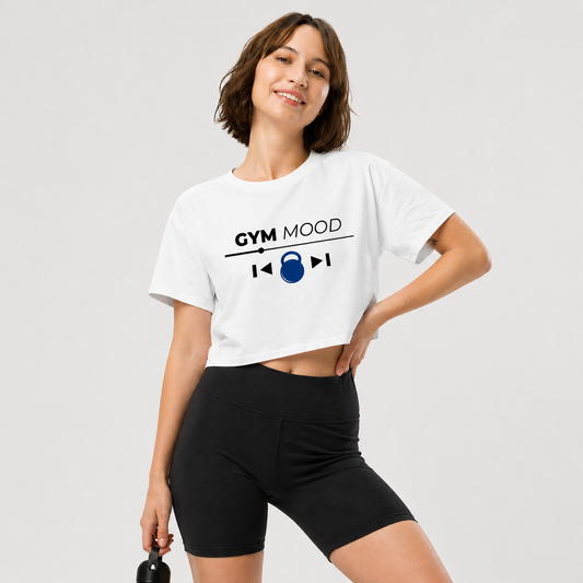 Gym Mood On Women’s crop top